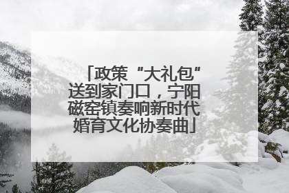 政策“大礼包”送到家门口，宁阳磁窑镇奏响新时代婚育文化协奏曲